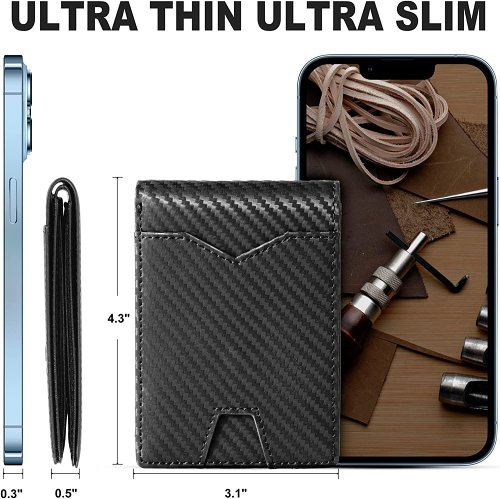 LAST DAY PROMOTION SAVE $20 Mens Slim Wallet Rfid Blocking