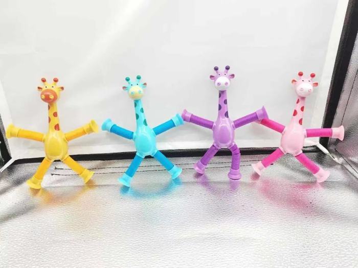 Toys Hot Sale - Suction Cup Pop Tube Giraffe Toys