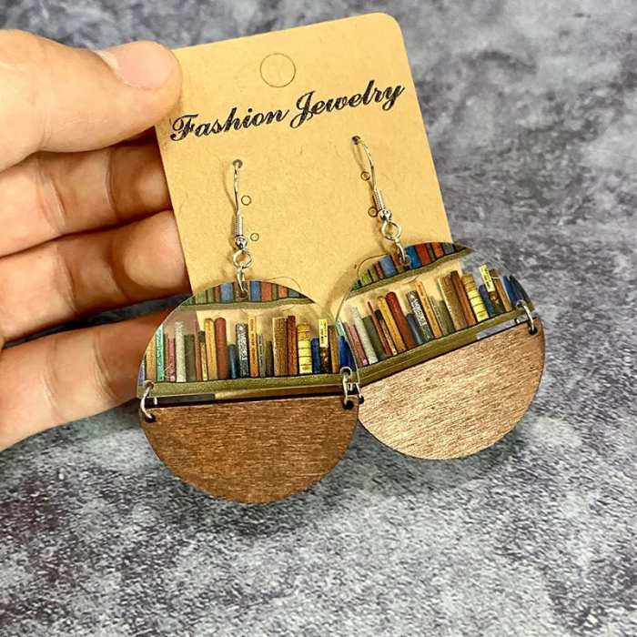 Book Earrings-Earrings For Book Lovers