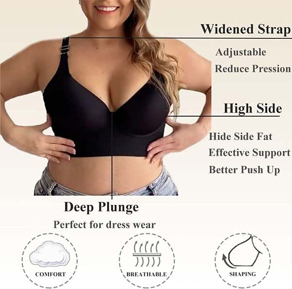 2024 New Comfortable Back Smoothing Bra