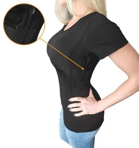 MEN/WOMEN'S CONCEALED CARRY T-SHIRT HOLSTER