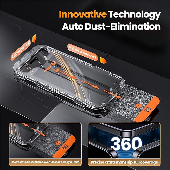 HOT SALEScreen Protector [Auto Dust-Elimination] + [Auto Alignment Kit]