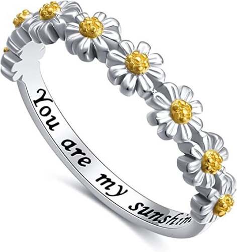 You Are My Sunshine Daisy Ring