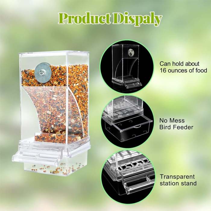 FATHER'S DAY SALE - No Mess Automatic Bird Feeder