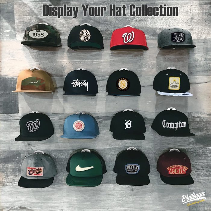 Adhesive Hat Hooks for Wall