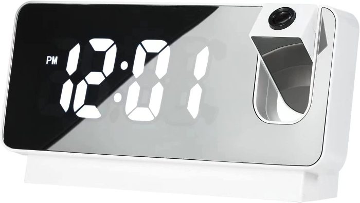 Mirror Projection Alarm Clock