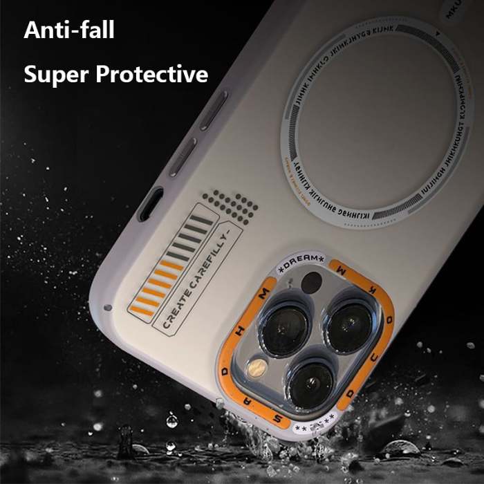 Tech Style Magnetic Frosted iPhone Case