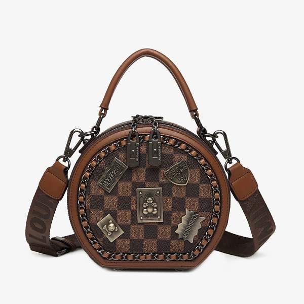 Real Leather Bear Bag(Double Zippers - High capacity)