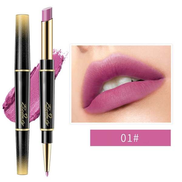 BIG SALE - HALF PRICEDouble ended lipstick Automatic Lip Liner Matte Waterproof Non-fading Non-stick Lipstick