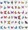 #B--Butterfly set 50 PCS