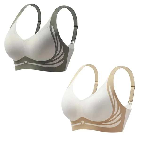 Super gather bra | Wireless Push-up BraNo more sagging breasts