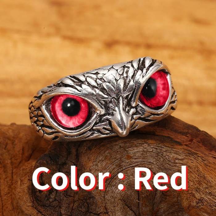 New Adjustable Owl Ring