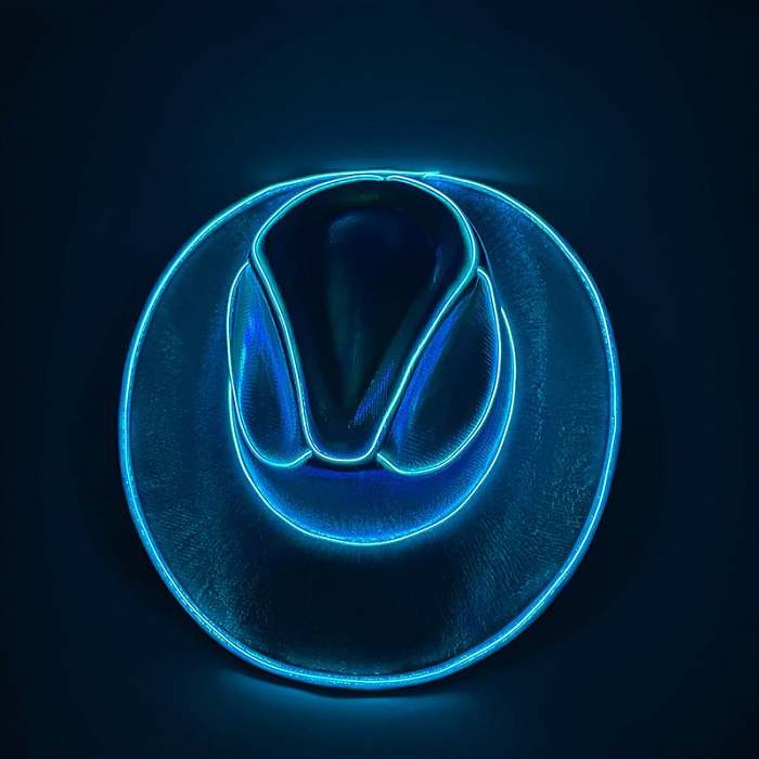 Hot SaleFlashing Blinky Lights Cowboy Hat For Women And Men