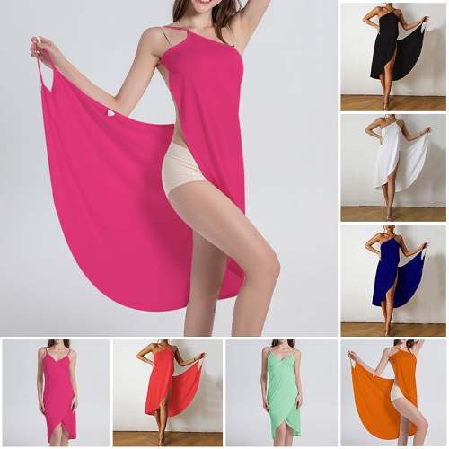 -Women's Beach Wrap Dress Cover-up