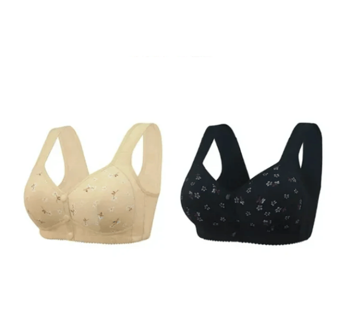 New Design for Senior Front Closure Cotton Bra