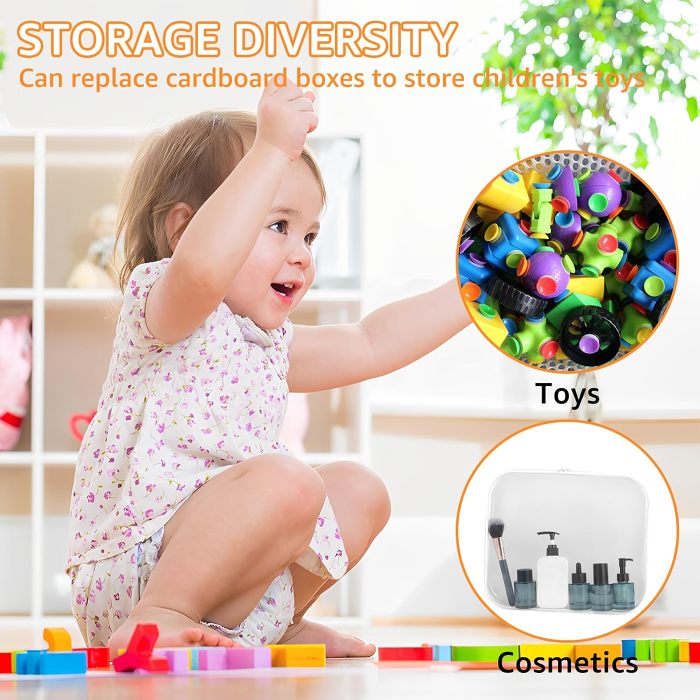 Portable Transparent Storage Box