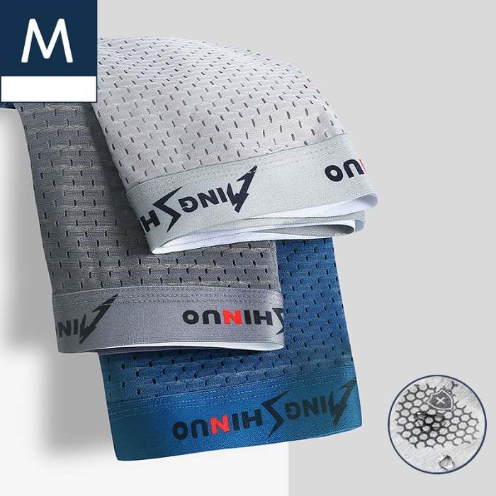 Men's frozen silk boxer shorts