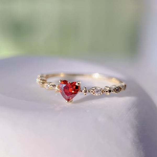 Take Time For Yourself Heart Ring