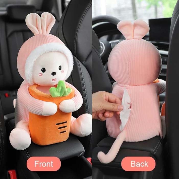 Cute Plush Doll Tissue Box