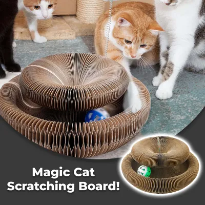 Magic Organ Cat Scratching Board--Comes with a toy bell ball
