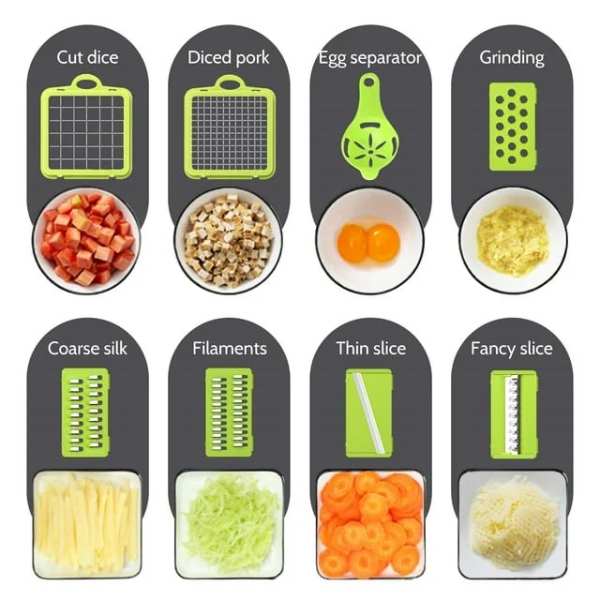 Summer Hot Sale 40% OFFMultifunctional 14 in 1 Food Chopper
