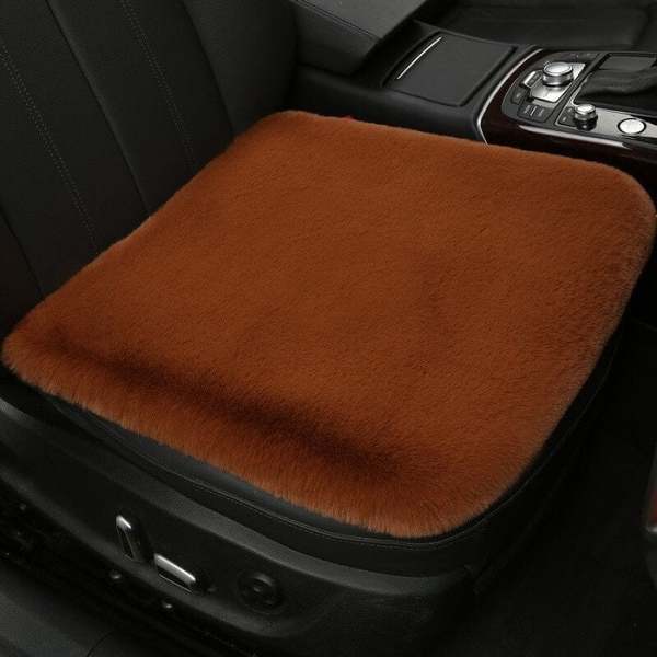 -Plush Car Seat Cushion