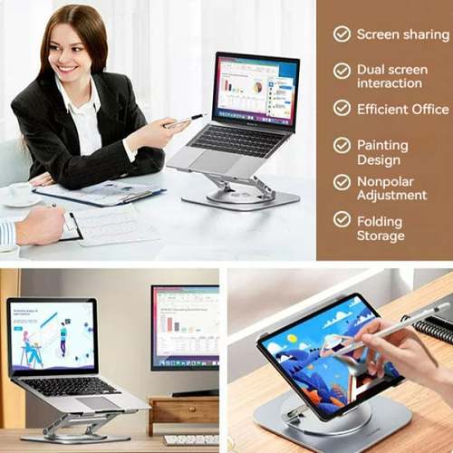 Hot Sale-60% OFFLaptop Stand Aluminum Alloy Rotating Bracket