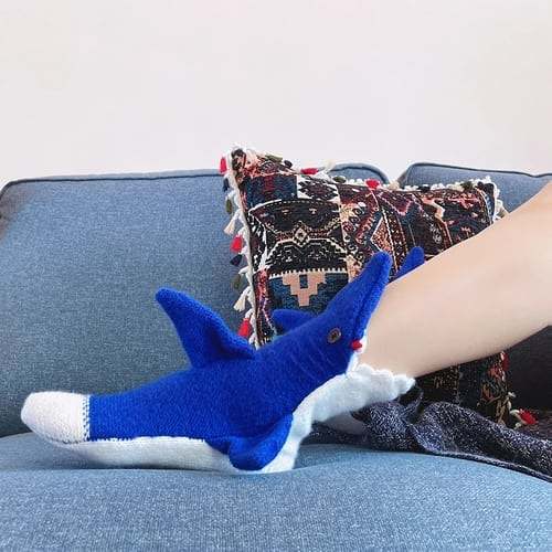 - 3D Knit Crocodile Socks