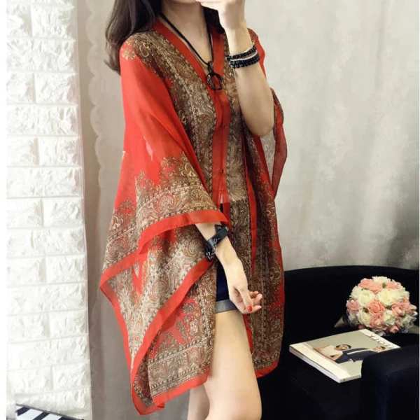 French sun protection shawl