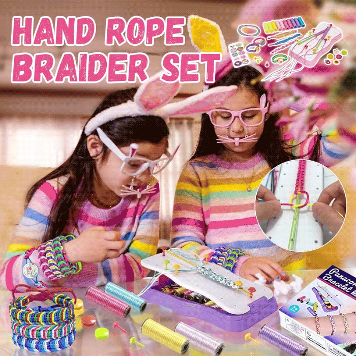 Last Day 49% OFF-DIY Hand Rope Braider Set