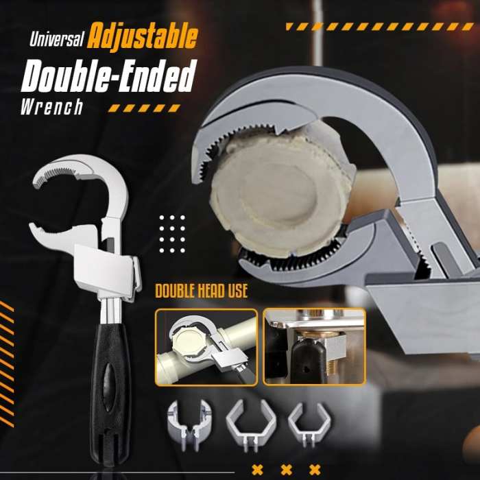 Universal Adjustable Double-ended Wrench