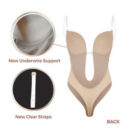 InviShaper - Plunge Backless Body Shaper Bra