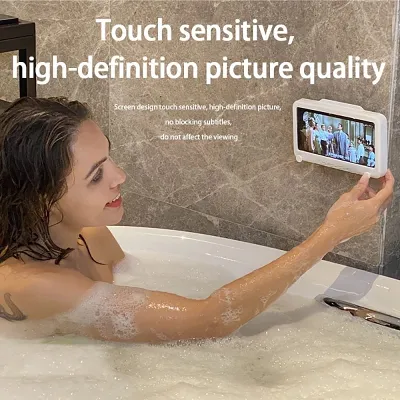 40% OFF Summer Hot Sale Shower Phone Holder Anti-Fog Touch Screen