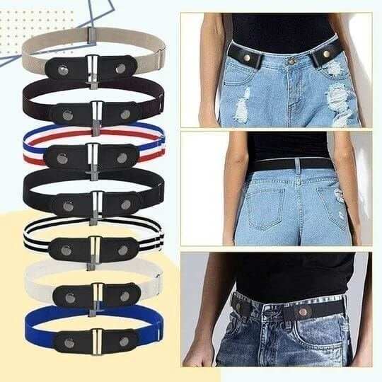 - Buckle-free Invisible Elastic Waist Belts