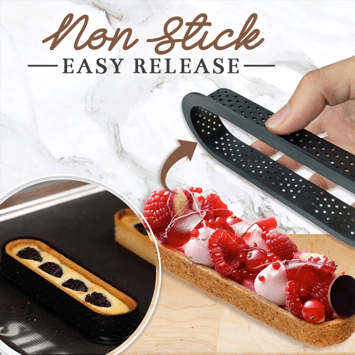 Oval Tart Ring Mold Set