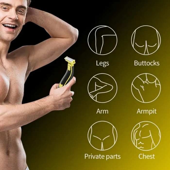 Father's Day Hot SaleFull Body Washed Wet And Dry Shaver