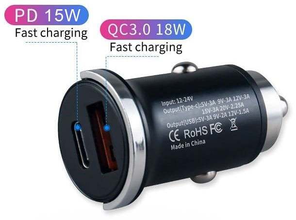 -Multi Compatible 100W Fast Charging Car Charger