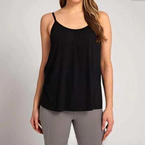 2024 Loose-fitting Tank Top With Built-in Bra