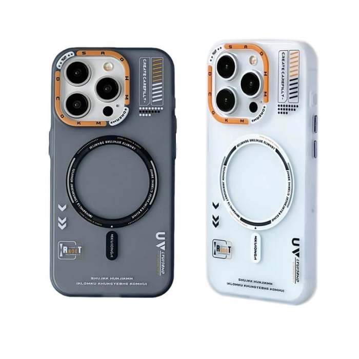 Tech Style Magnetic Frosted iPhone Case