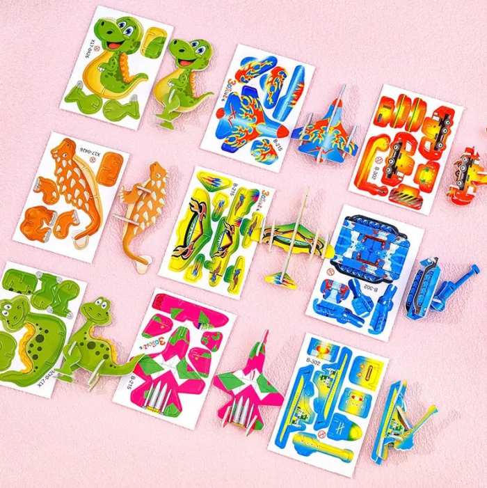 Educational 3D Cartoon Puzzle