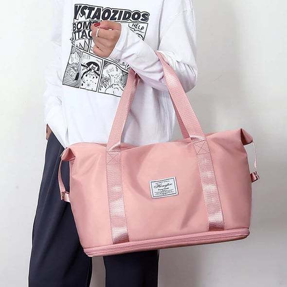 -High-capacity Double-layer Wet Separation Travelling Bag