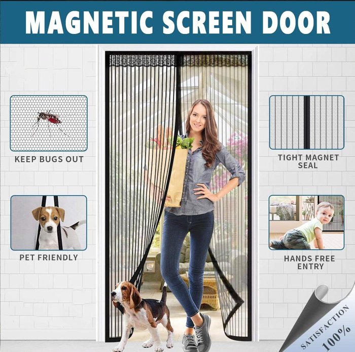 Magnetic Screen DoorPrevent mosquito-borne viruses