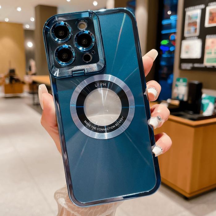 Magnetic iPhone case with lens mount