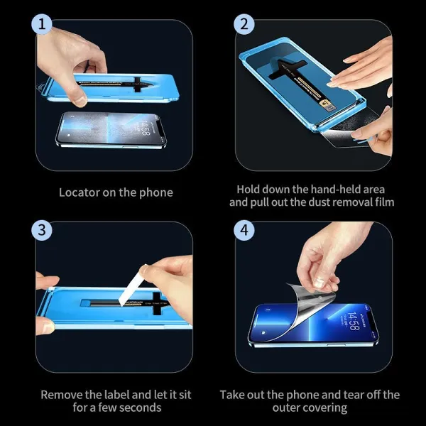 SamsungInvisible Artifact Screen Protector -Dust Free Without Bubbles