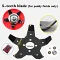 Weeding disc + pressure plate 4-piece set