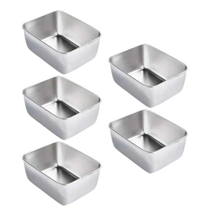 Stainless Steel Square Plate（With Lid）