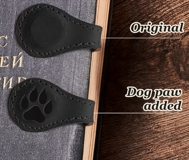 TimelessMark–Personalized Magnetic Leather Bookmark