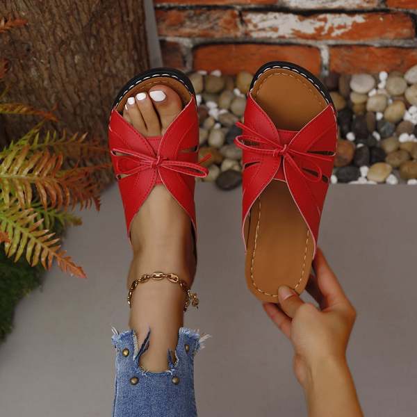 Summer Hot Sale- Comfortable Bow Sandals For Women