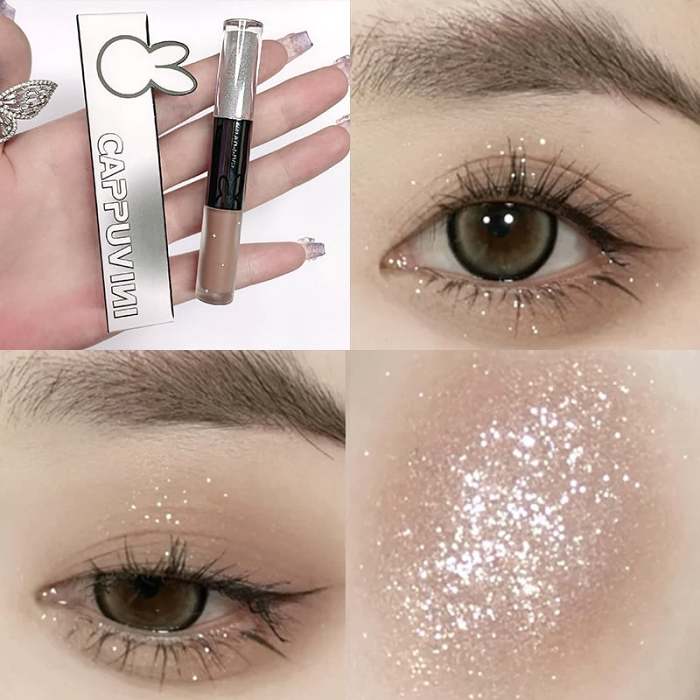 HOT SALE 40% OFFLiquid Glitter Eyeliner and Matte Cream Eyeshadow 2 in 1