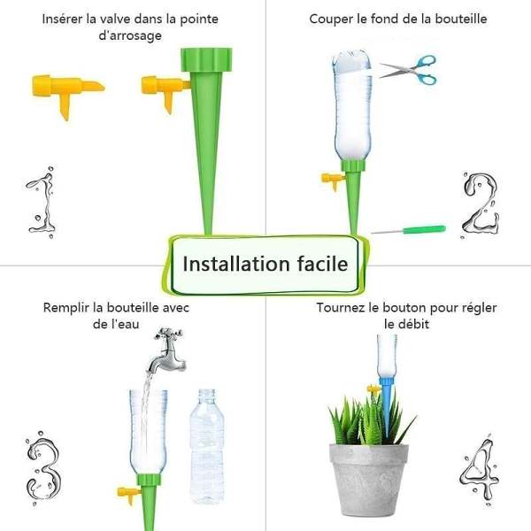Watering System For Potted PlantsGood gardening helper!